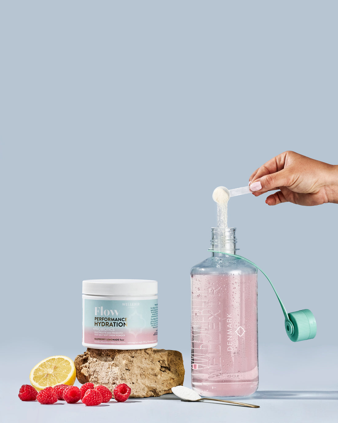 Wellexir Flow Hydration - Raspberry Lemonade 300 g.