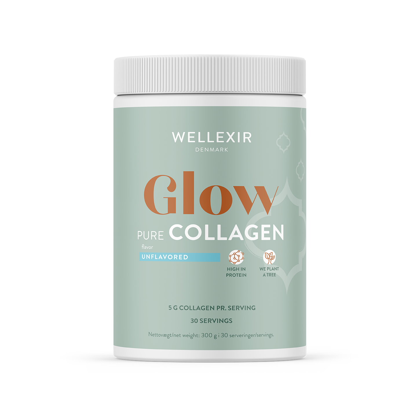 Wellexir Glow Pure Collagen - Unflavored 300 g. for 60 days
