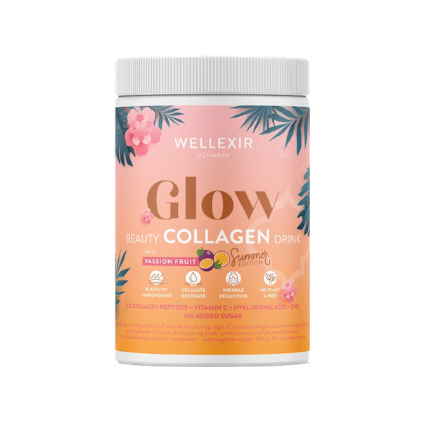 Wellexir Glow Beauty Drink - Passion fruit 60 days / 360 g.