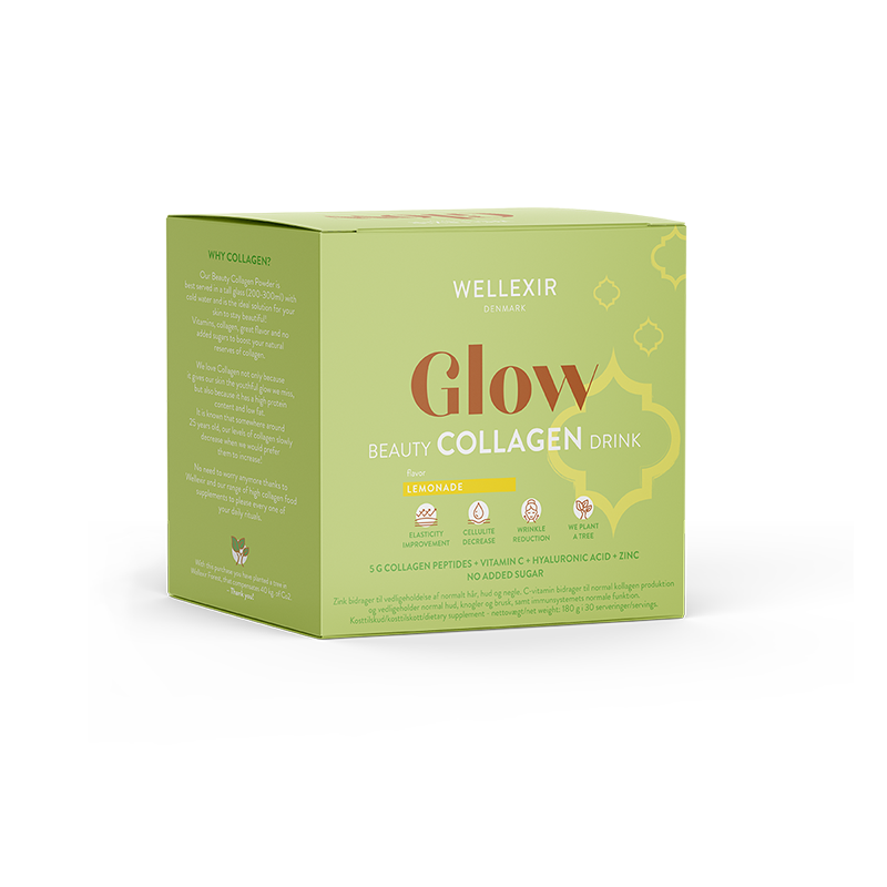 Glow collagen lemonade Box with 30 sachets - WELLEXIR