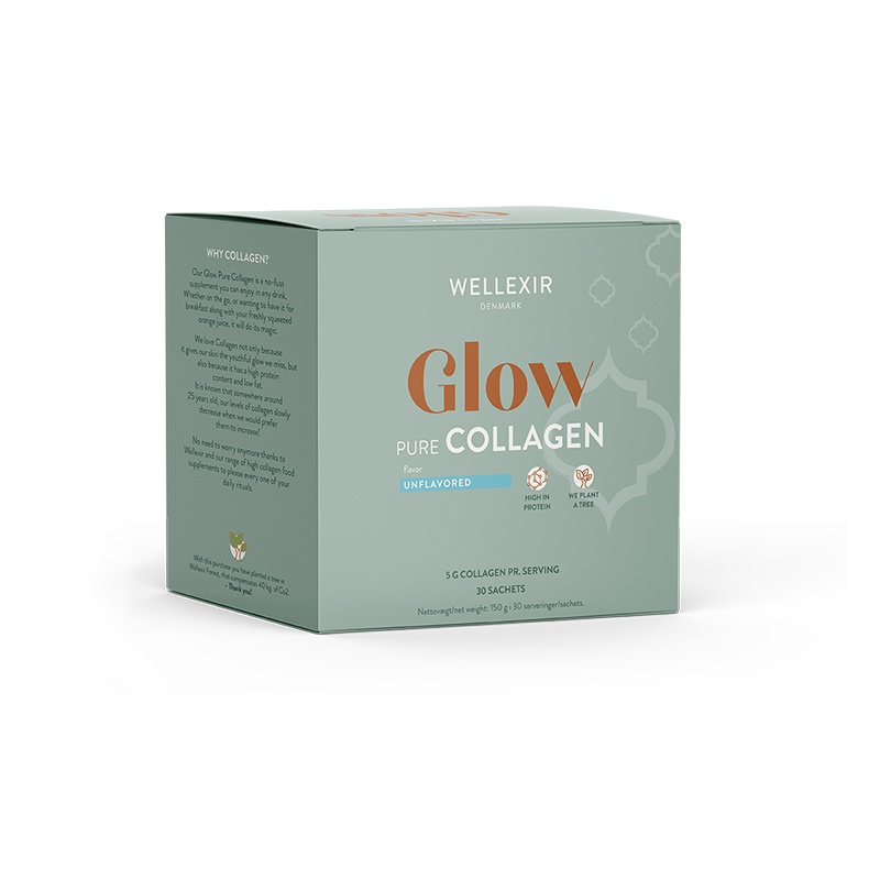 Glow collagen unflavored Box with 30 sachets - WELLEXIR