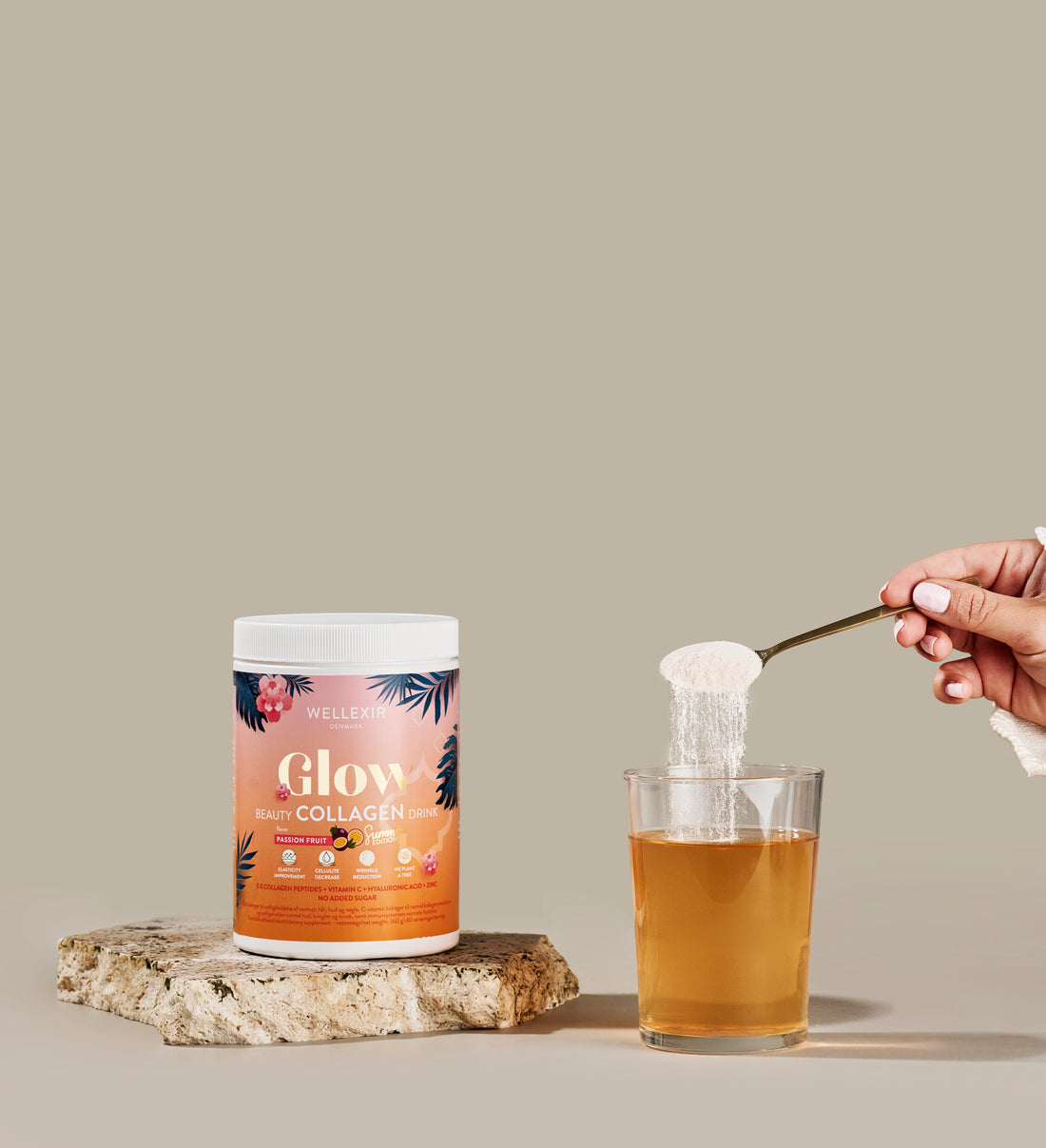 Wellexir Glow Beauty Drink - Passion fruit 60 days / 360 g.