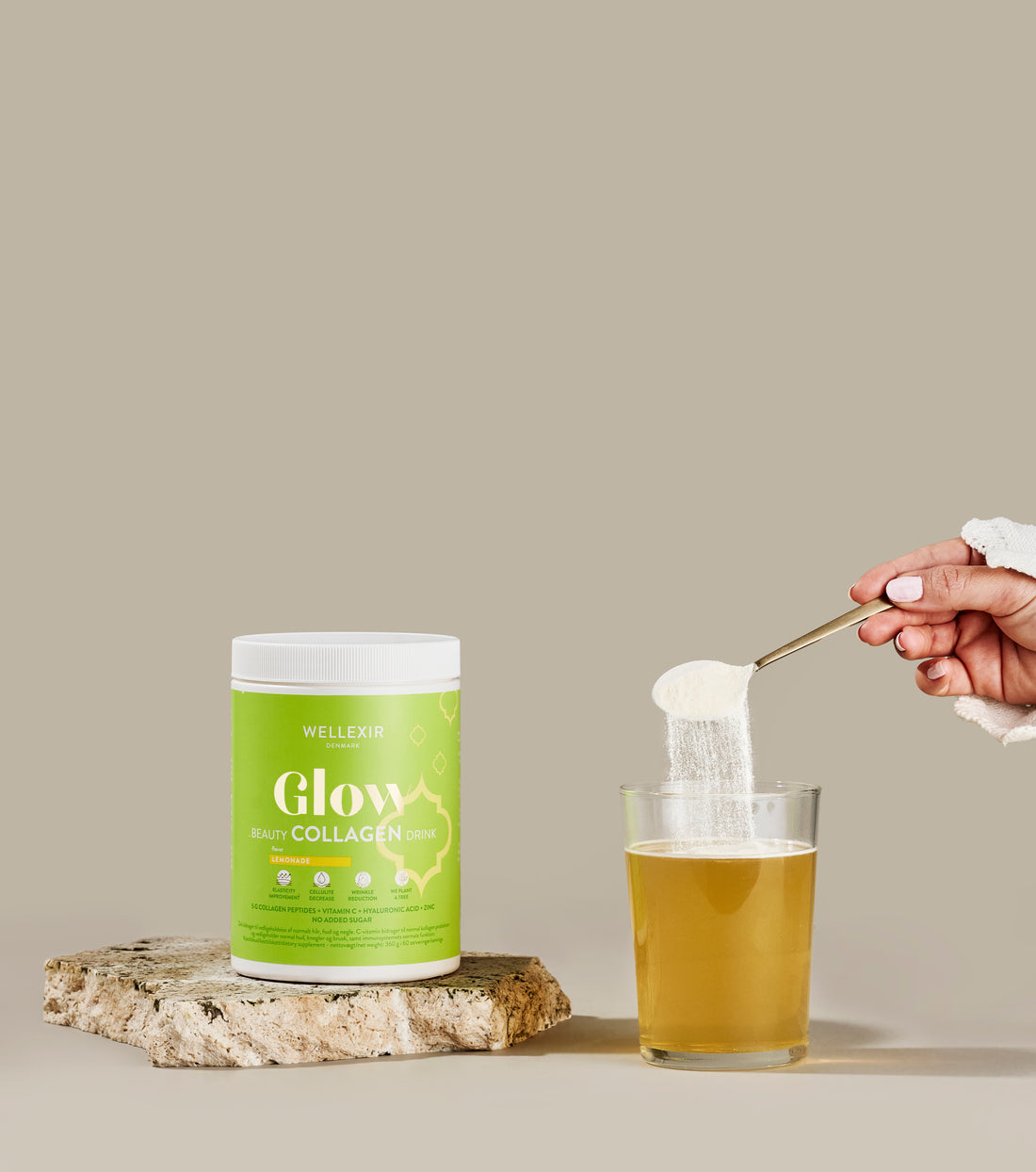 Wellexir Glow Beauty Drink - Lemonade 60 days / 360 g.