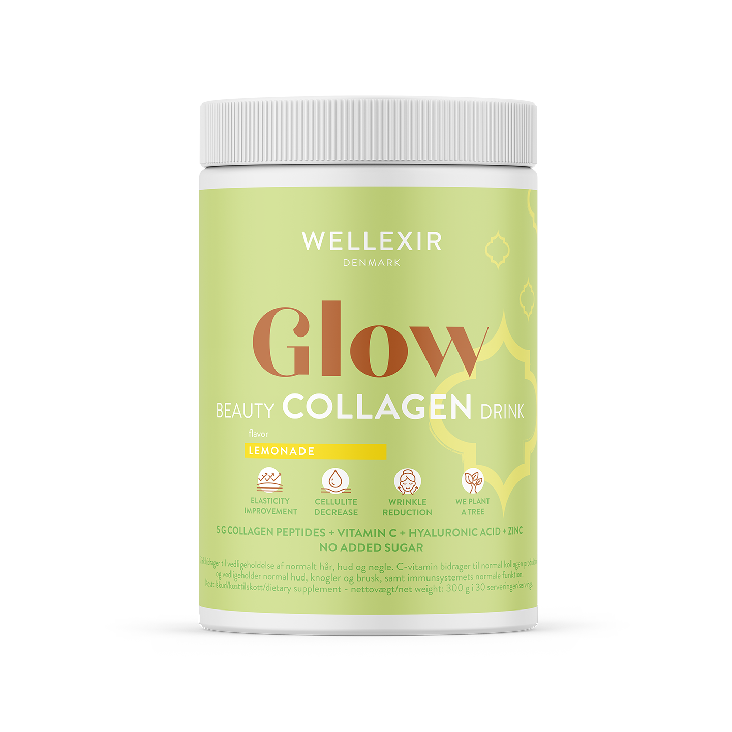 Wellexir Glow Beauty Drink - Lemonade 60 days / 360 g.