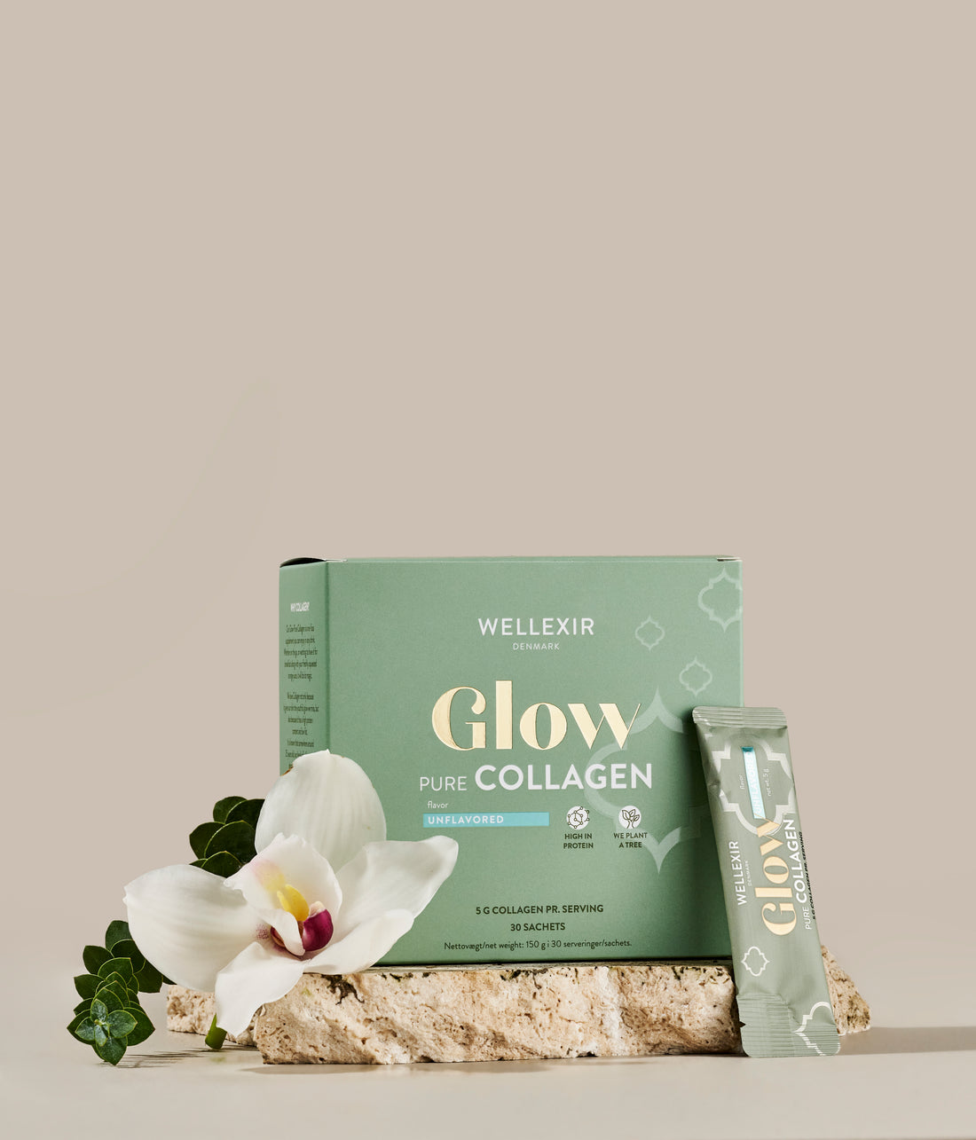 Wellexir Glow Collagen Unflavored 30 BOX